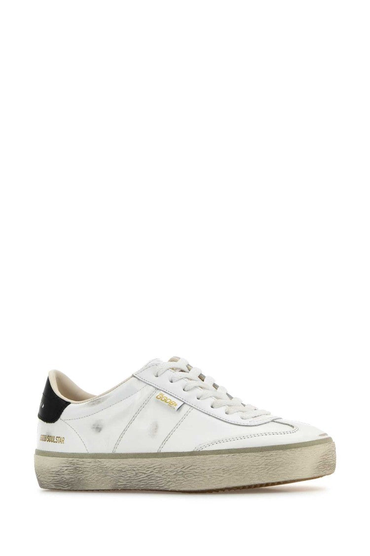 Golden Goose White Leather Soul Star Sneakers