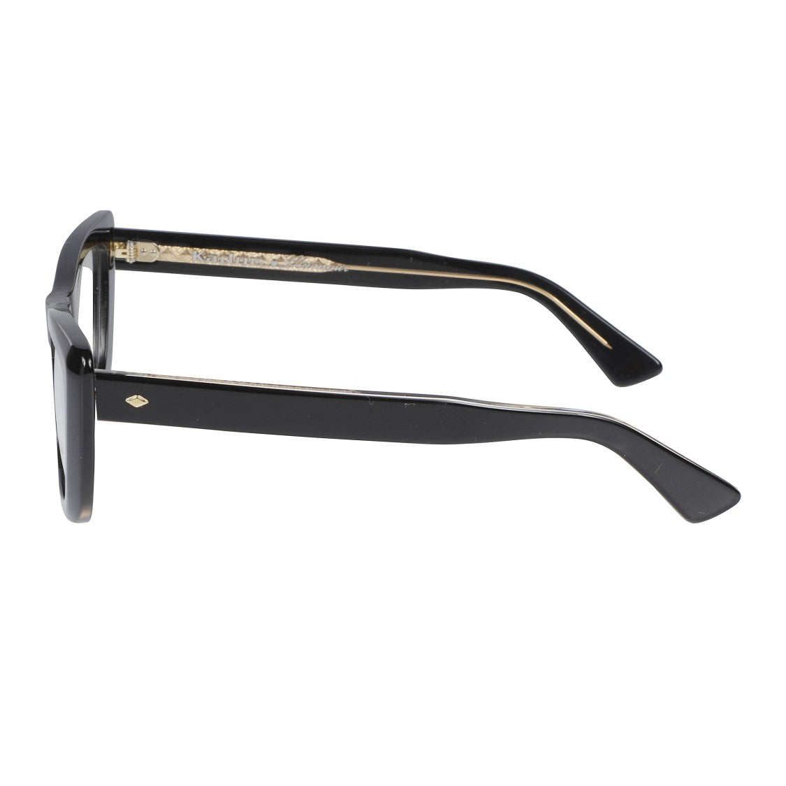 Kador Lolita/K-V Oversized Square Frame Eyeglasses With Glossy Black Finish
