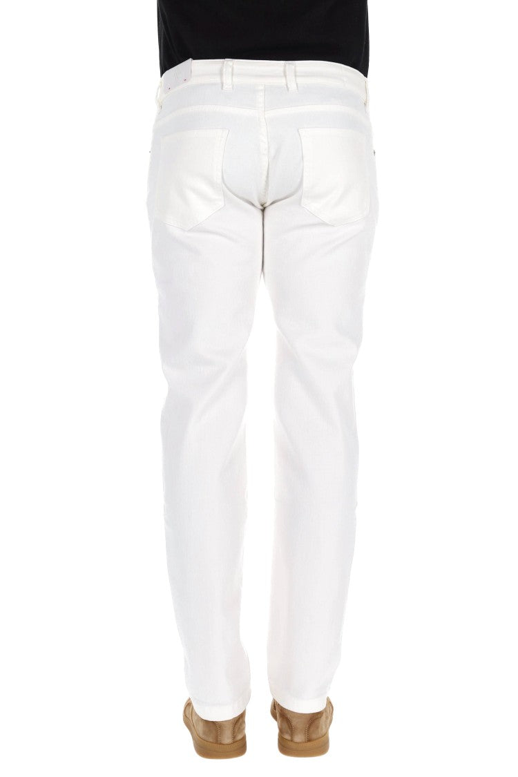 Eleventy Supersoft Cotton Bull Five-Pocket Pants