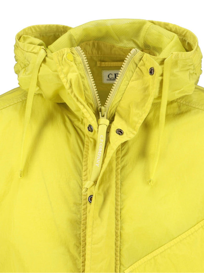 C.P. Company Modern Green Jacket With High Collar