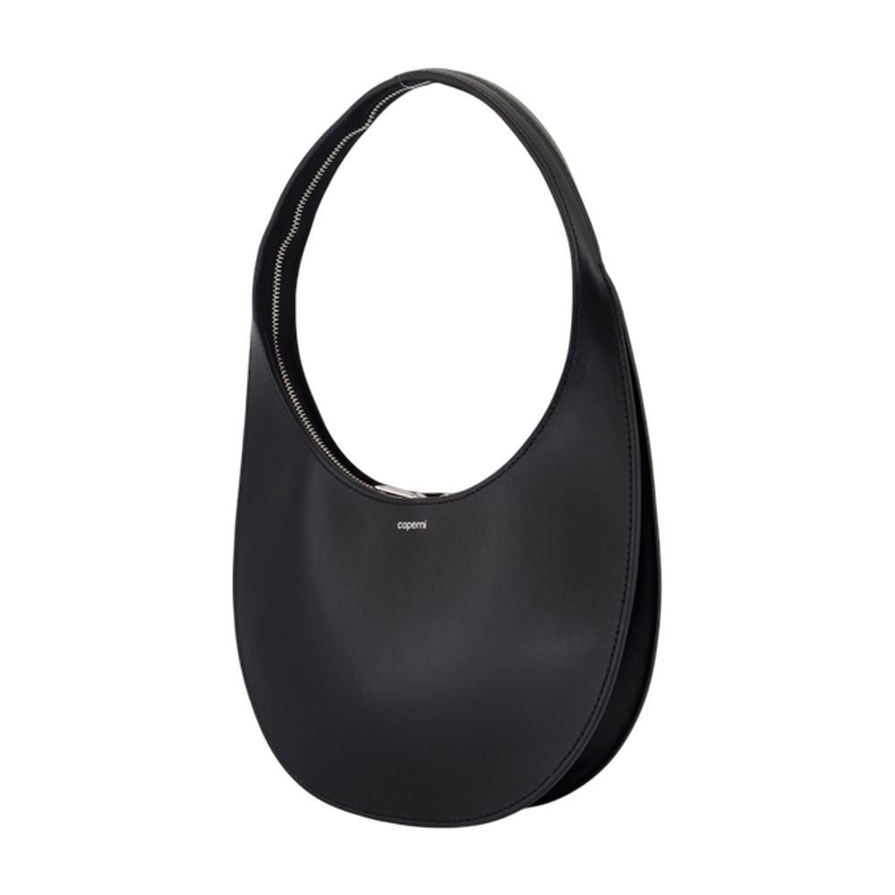 Coperni Double Gusset Swipe Bag - Leather - Black