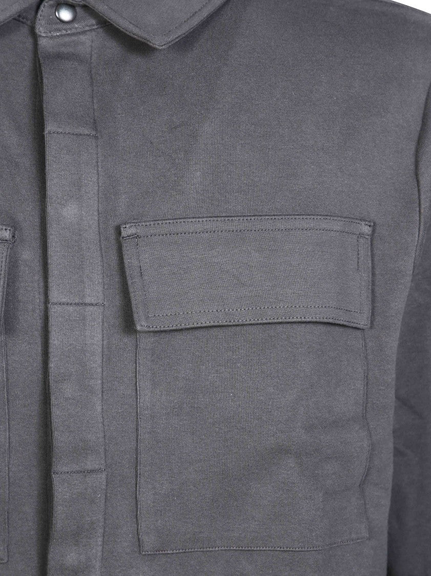 Thom Krom Structured Shirt Jacket With Classic Collar And Concealed Placket