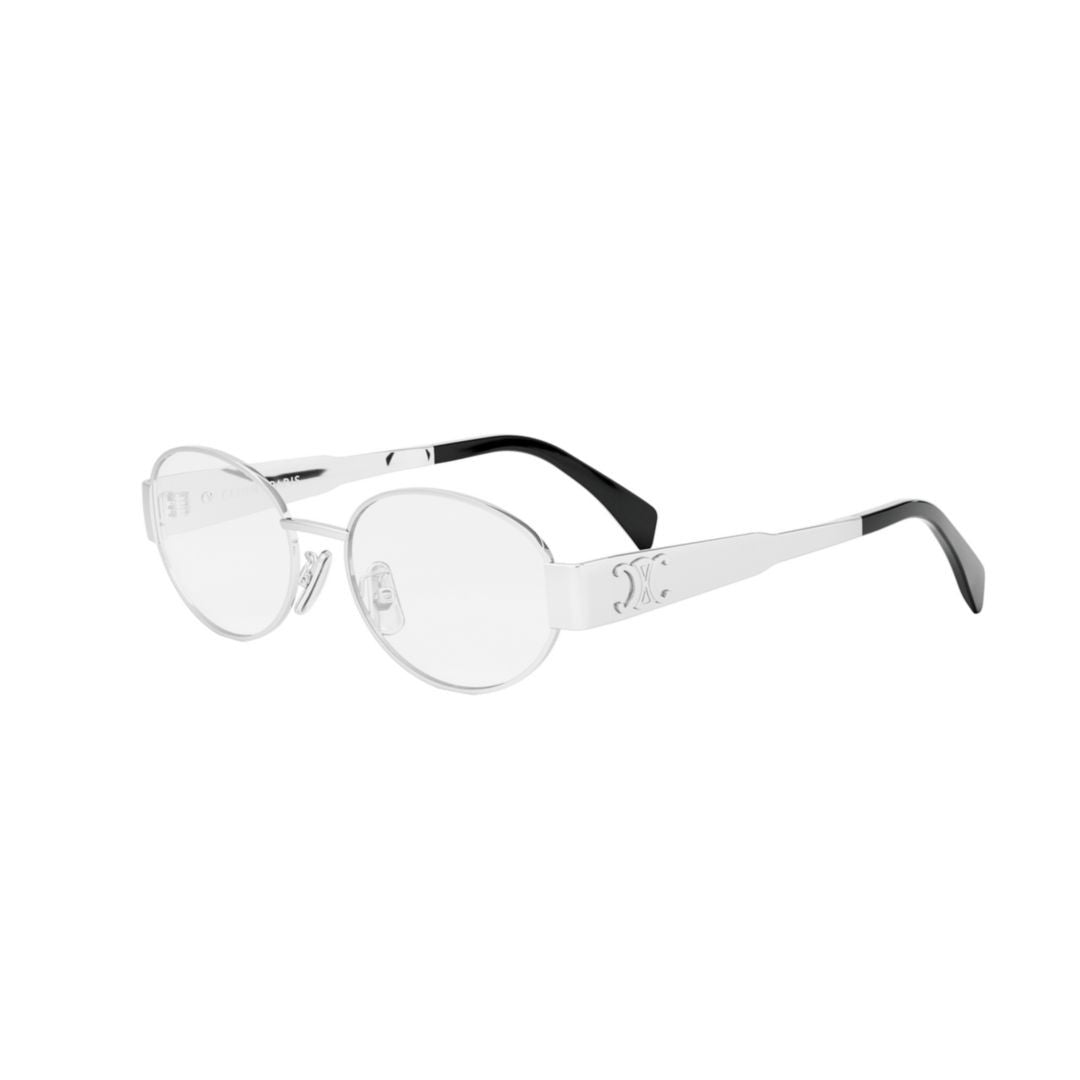 Celine Cl50140u Oval Lens Metal Frame Eyeglasses