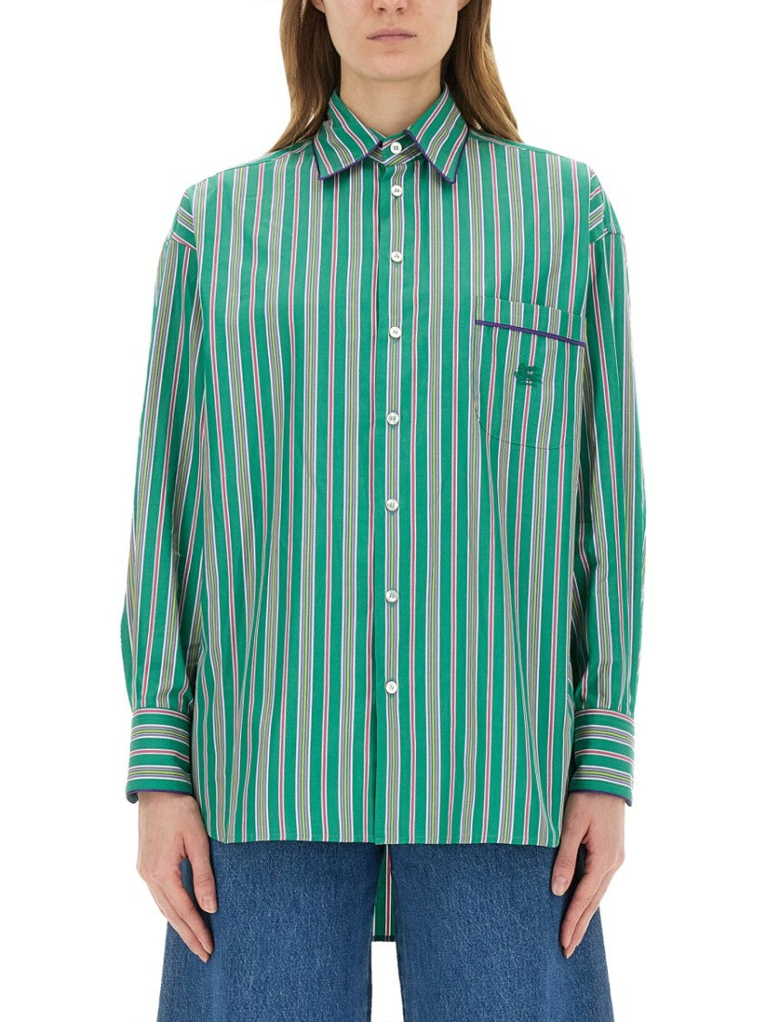 Etro Striped Jacquard Shirt
