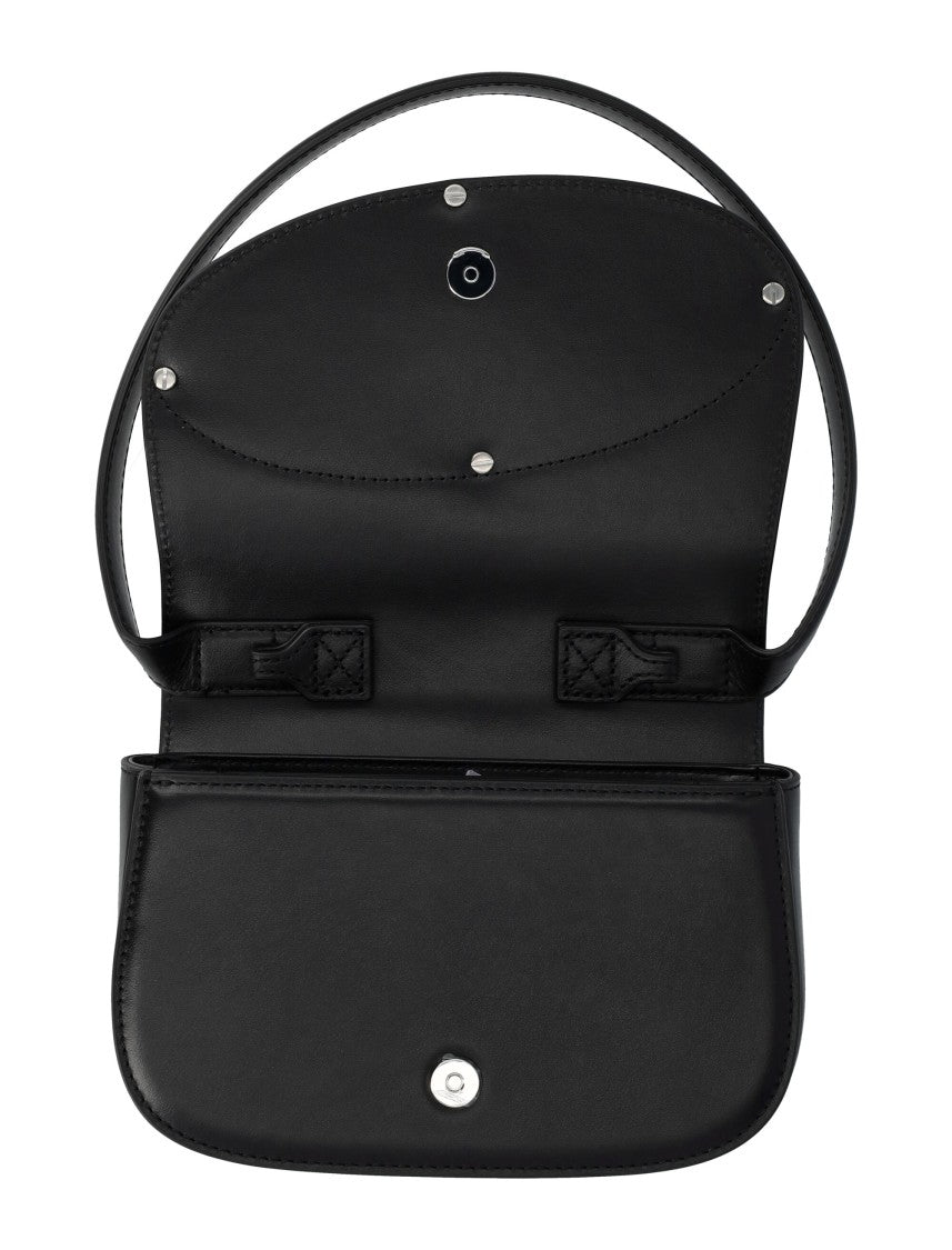 Diesel Rectangular Leather 1Dr Bag With Oval Metal Accent