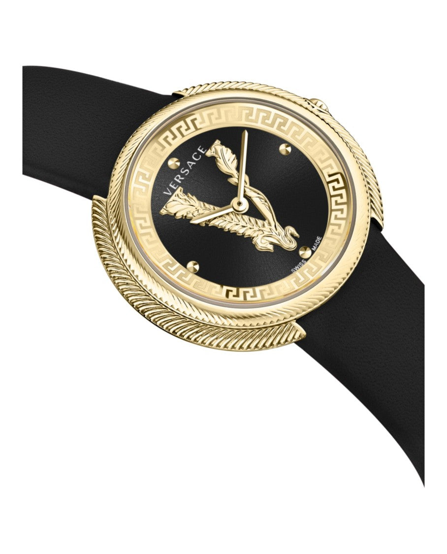 Versace Thea Leather Watch