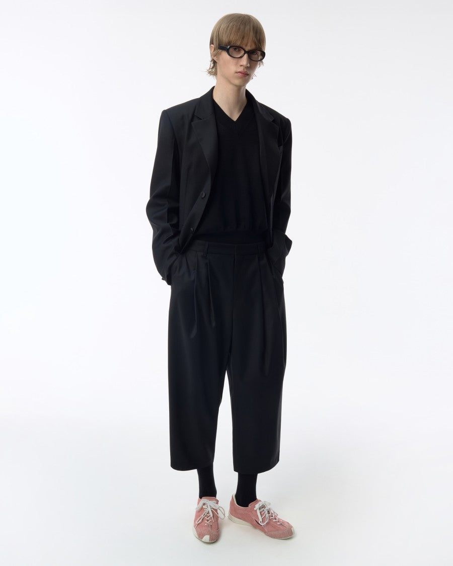 Adererror Ankle-Length Balloon Pants With Signature Zigzag Stitch