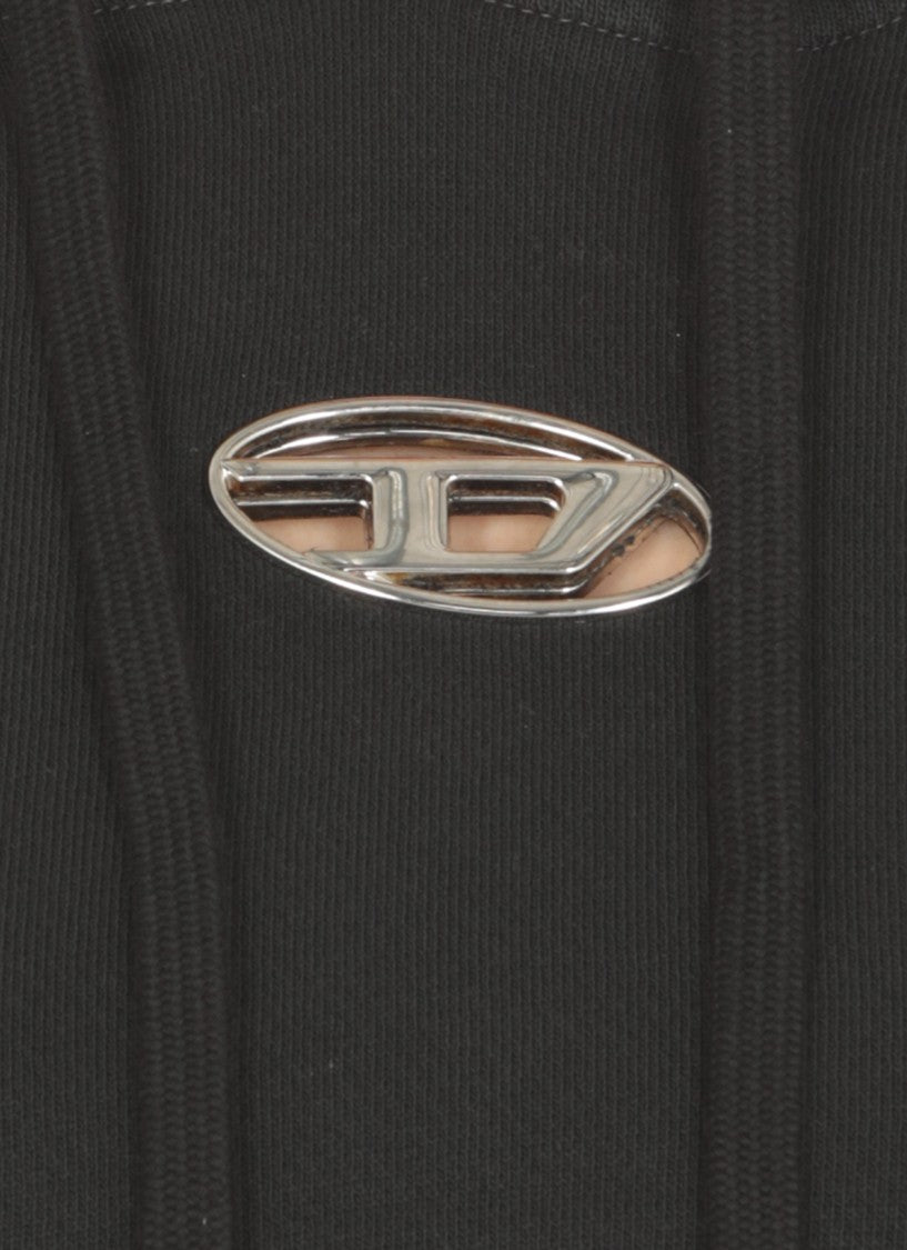 Diesel Black F-Slimmy-Hood-P5 Hoodie