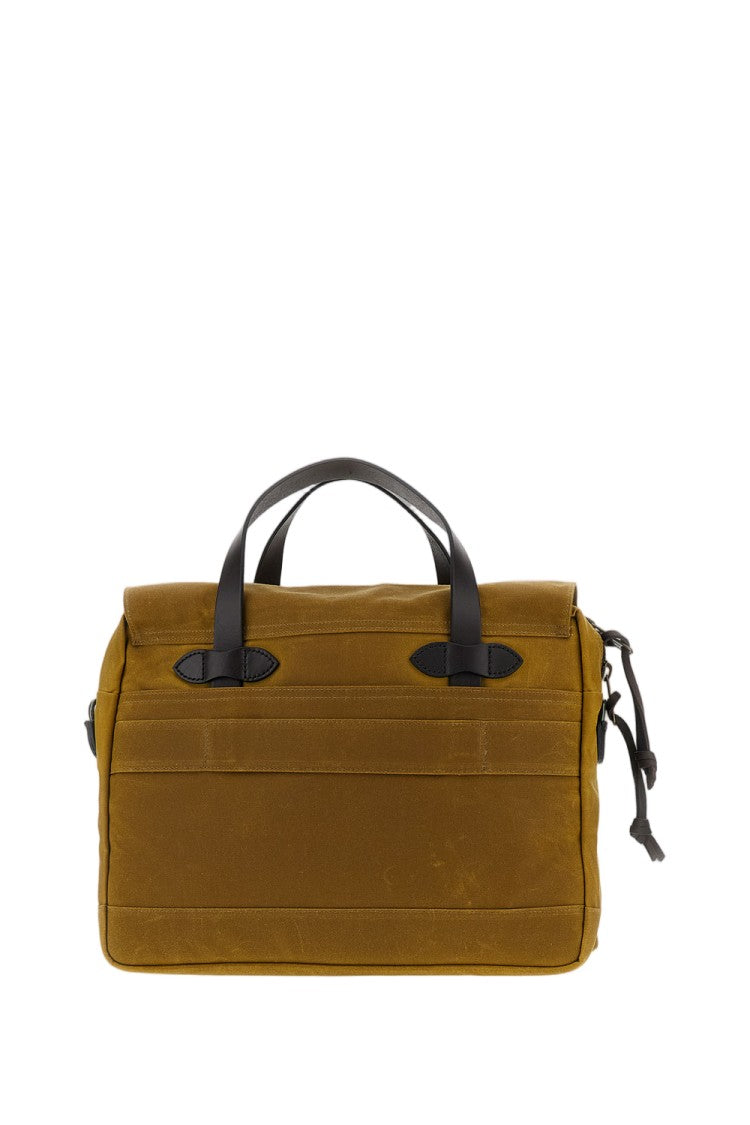 Filson Durable Briefcase With Padded Laptop Divider And Trolley Strap