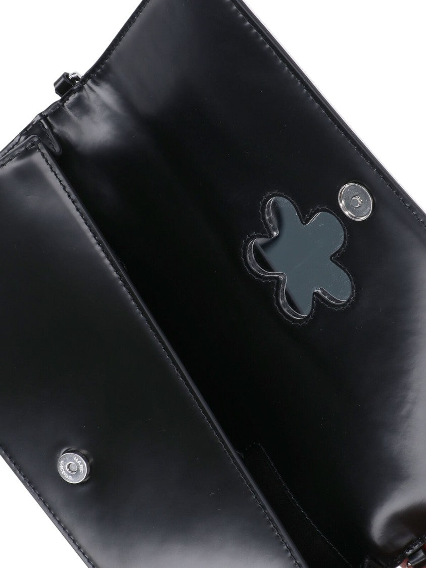 Marc Jacobs Rectangular Black Bag With Finish