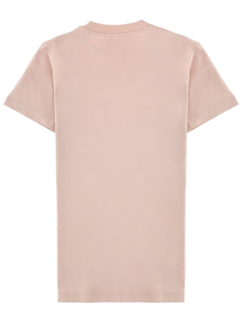 Moncler Soft-Toned Embroidered Logo Cotton T-Shirt