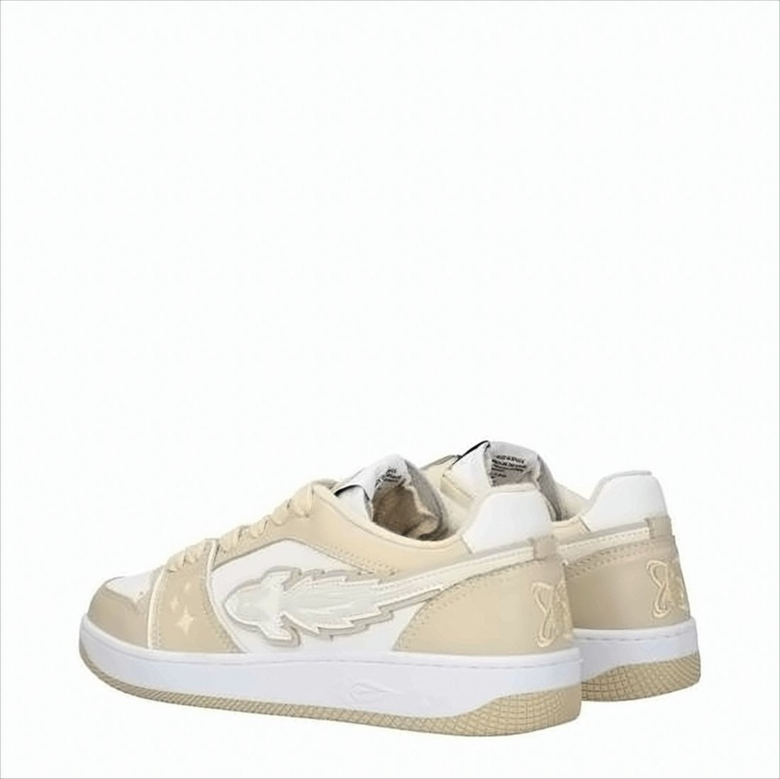 Enterprise Japan Low-Top Leather Sneakers With Winged Logo