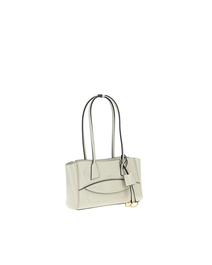 Hidesins Shopper S Structured Calf Leather Gold Accents Tote Bag