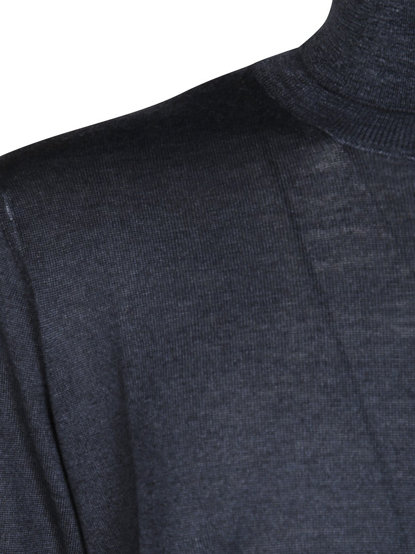 Altea Finely Knit Merino Turtleneck Sweater With Minimalist Design