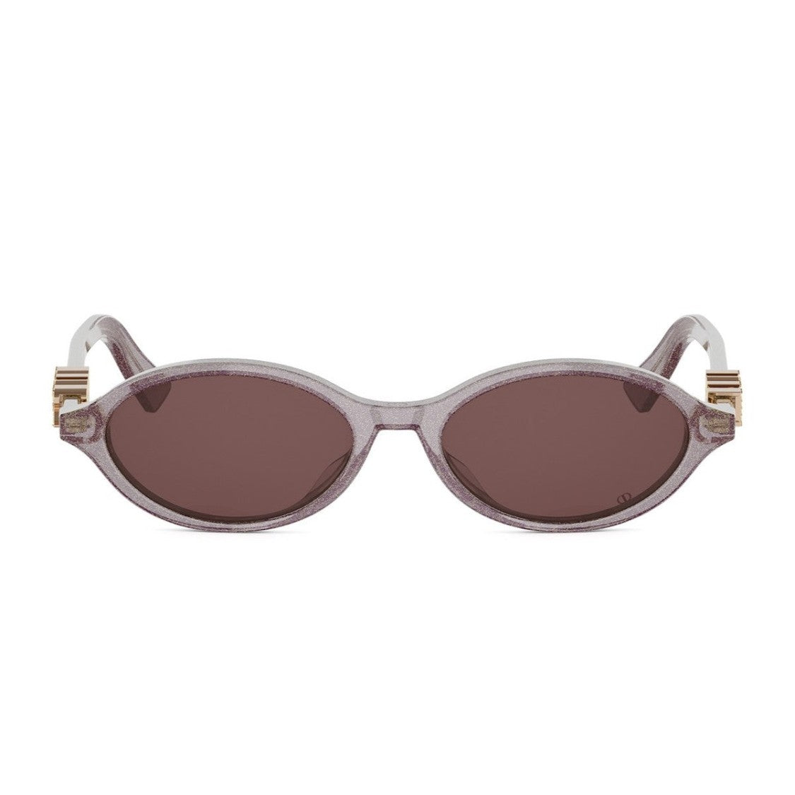 Dior Violet Glitter Diortreasure R1i Acetate Oval Sunglasses