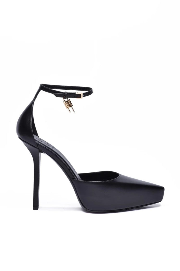 Givenchy Platform Pumps Leather 12.5Cm Heel - Black