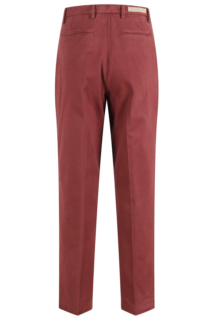 Briglia Tailored Slim Fit Pants In Soft Modal Blend