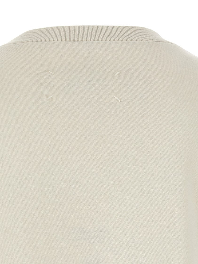 Maison Margiela Oversized Crewneck T-Shirt With Unique Numerical Logo Print