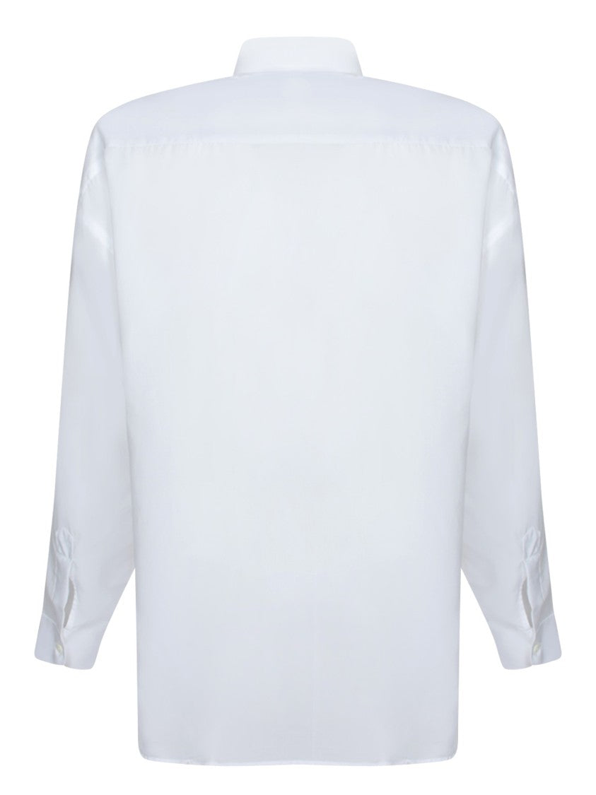 Costumein Button-Down White Linen Shirt