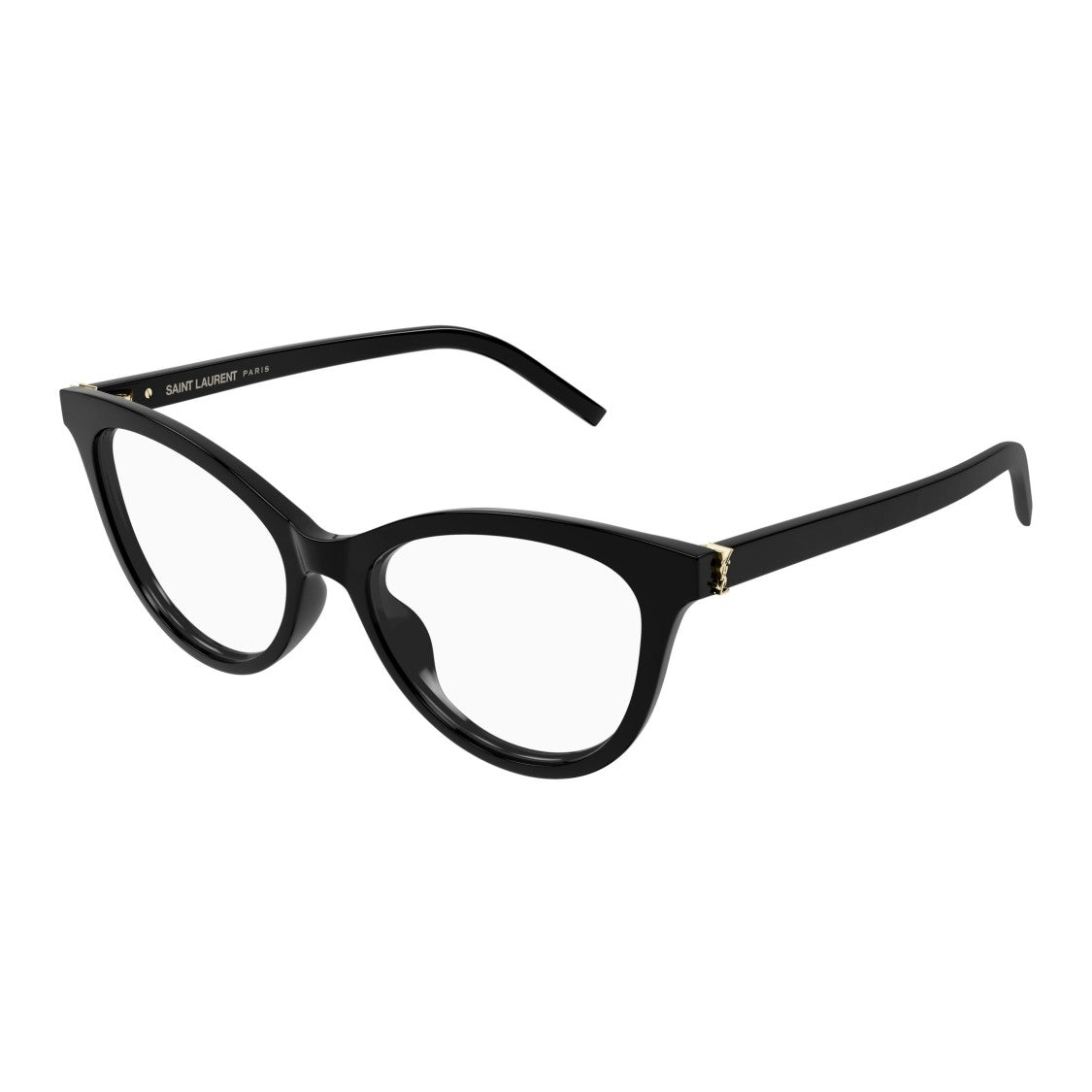 Saint Laurent Sl M164 Glossy Black Cat-Eye Sunglasses