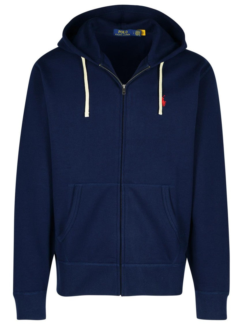 Polo Ralph Lauren Blue Cotton Blend Hoodie