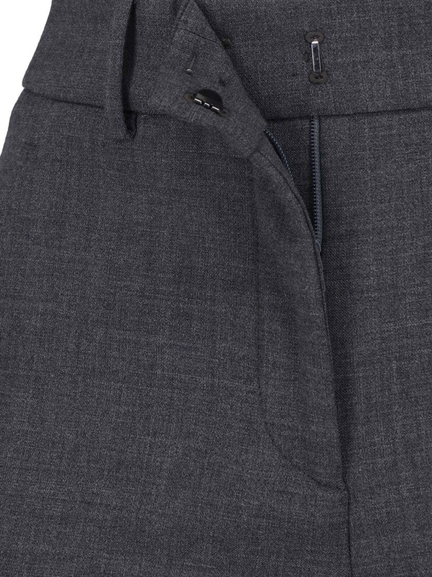 Incotex Tailored Straight-Leg Virgin Wool Formal Pants