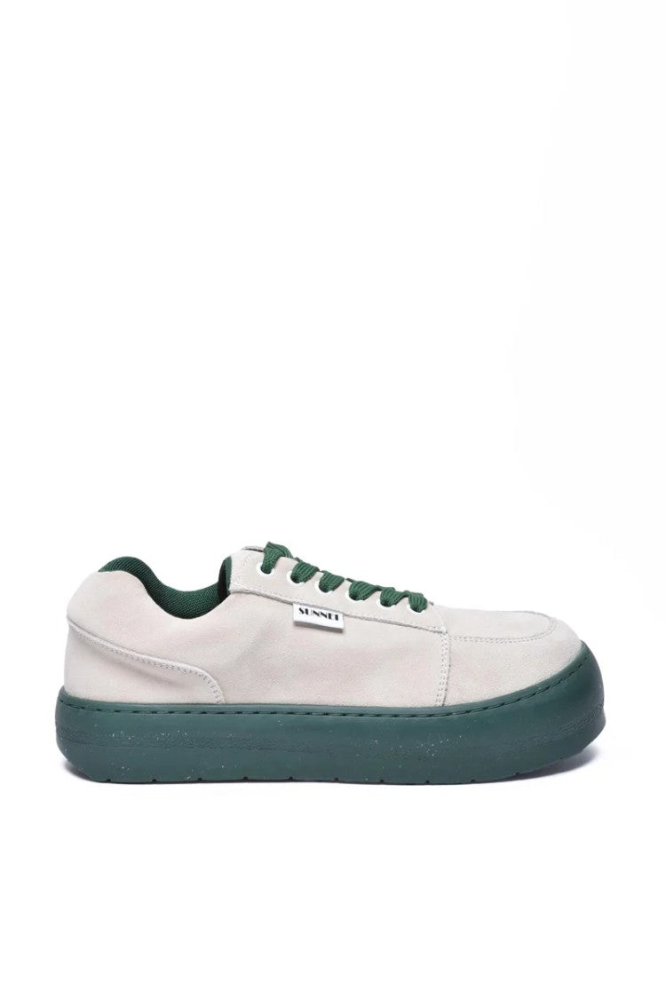 Sunnei Suede Sneaker - Beige/Green