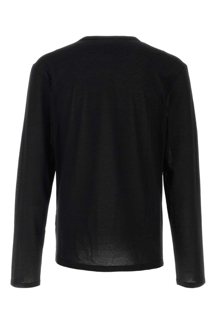 Jil Sander Black Cotton T-Shirt