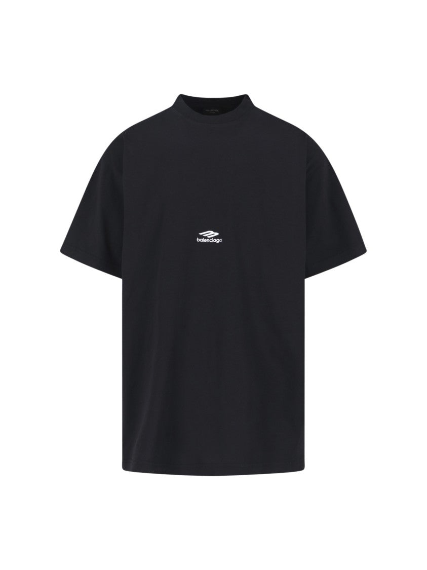 Balenciaga "3B Sports Icon" T-Shirt – Black