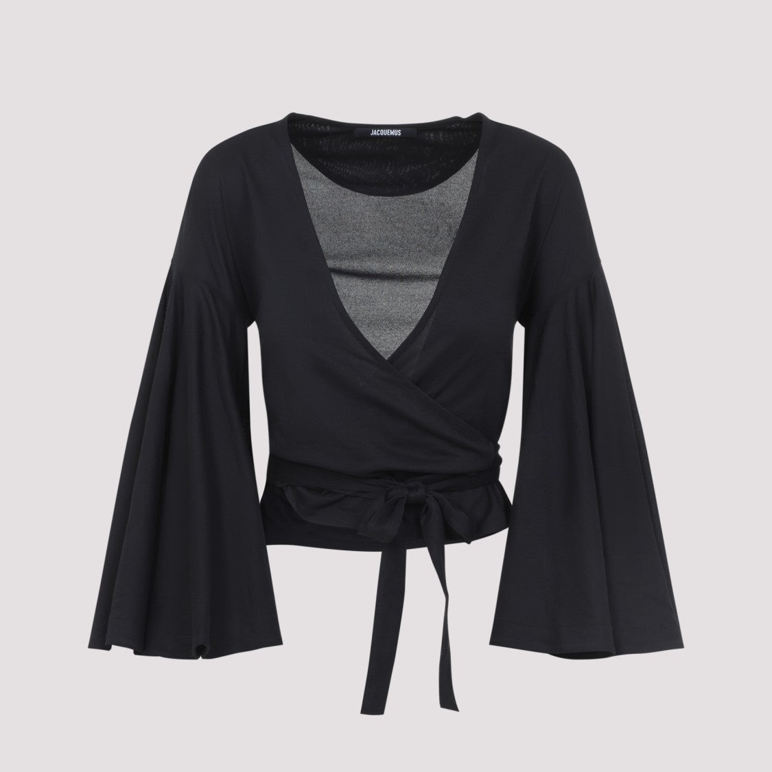 Jacquemus Deep V-Neck Wrap Top
