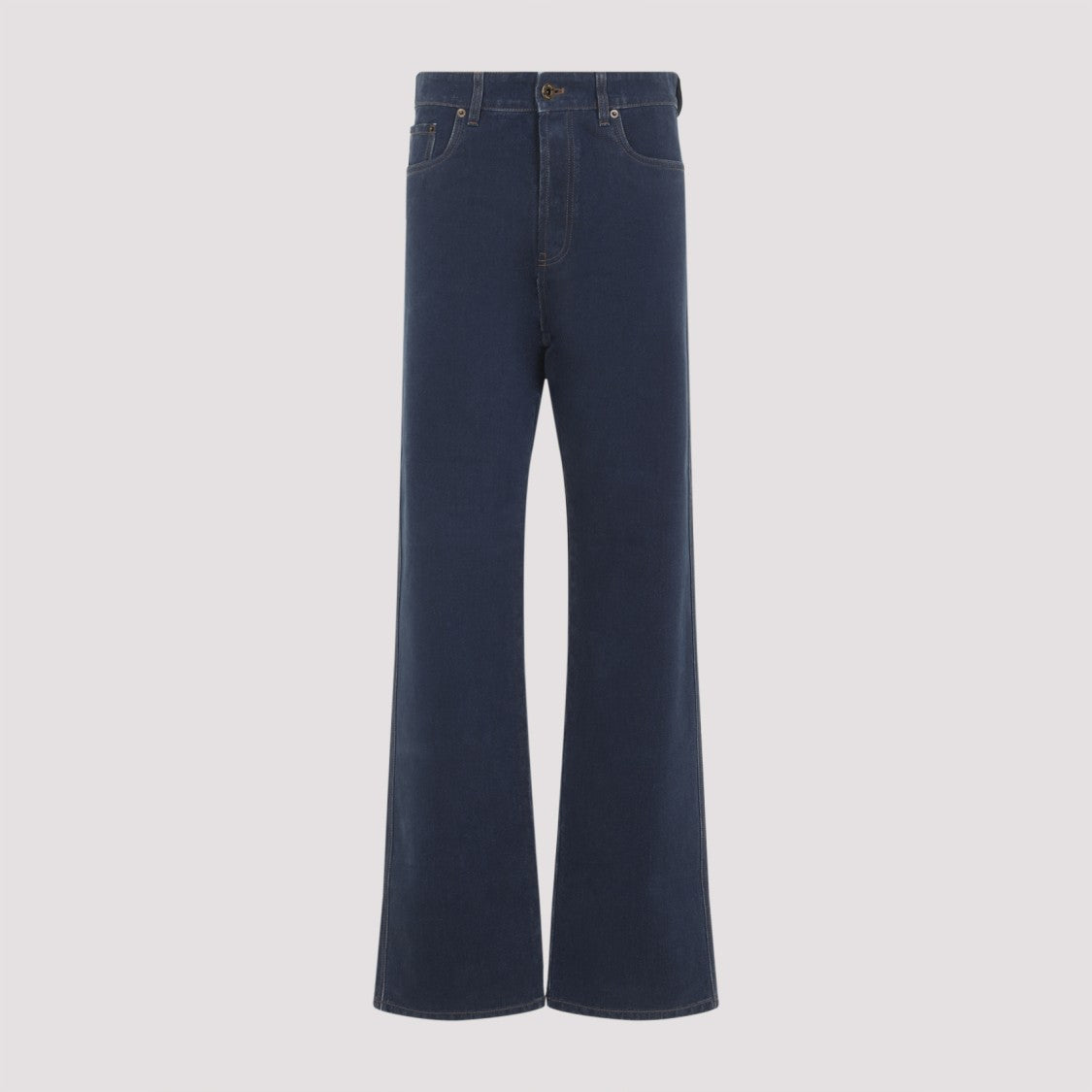 Miu Miu Wide-Leg High-Waisted Jeans With Clean Finish