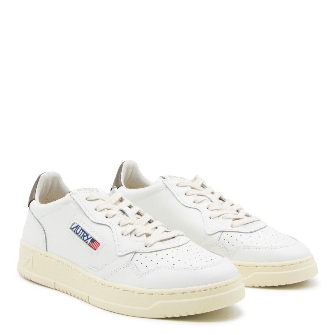 Autry White Leather Medalist Sneakers