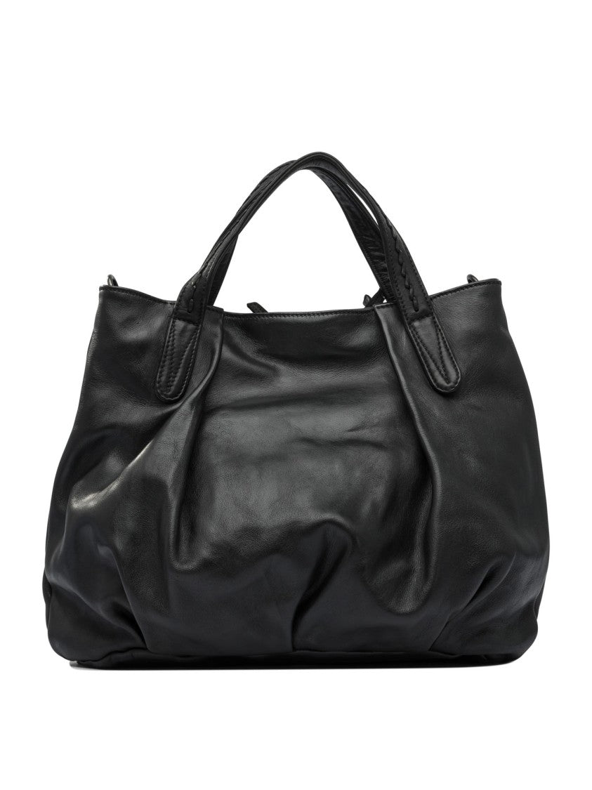 Giancarlo Nevola Spacious Shoulder Bag In Smooth Calf Leather