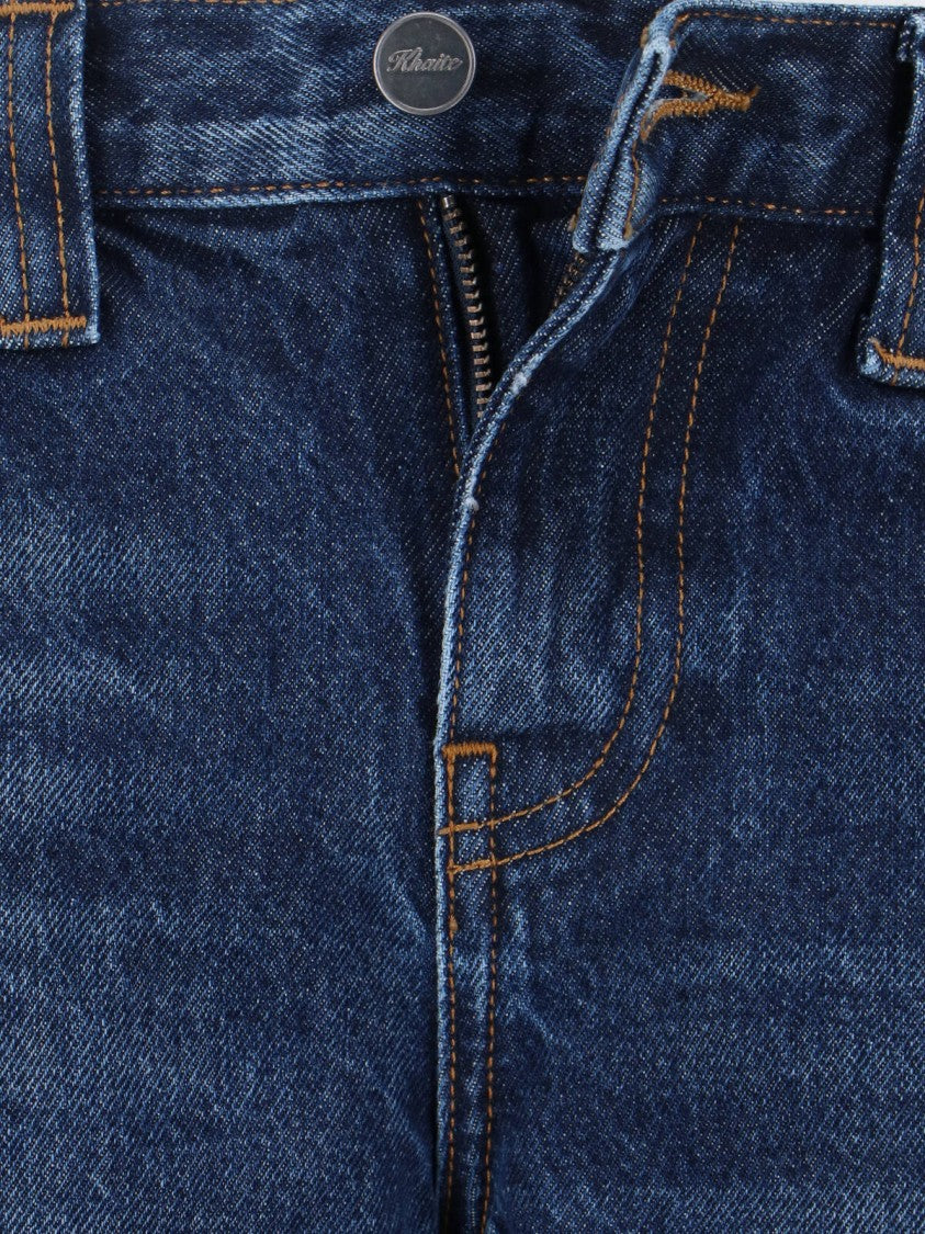 Khaite "Karo" Wide Jeans – Blue