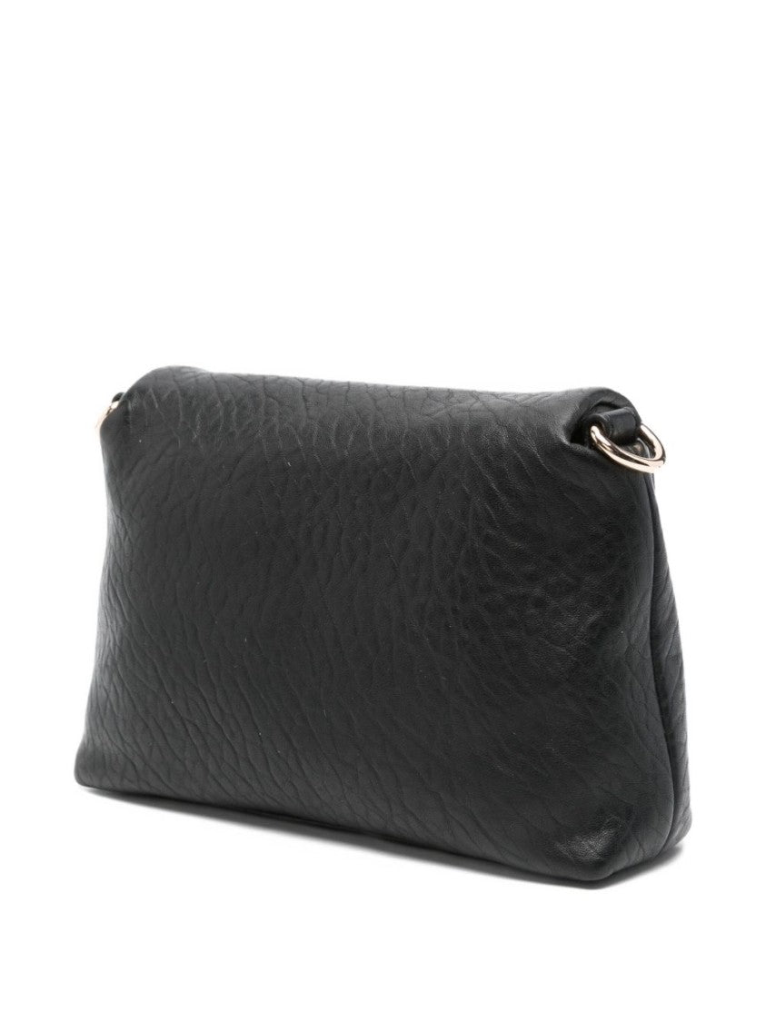 Liu Jo Textured Leather Shoulder Bag With Gold-Tone Clasp