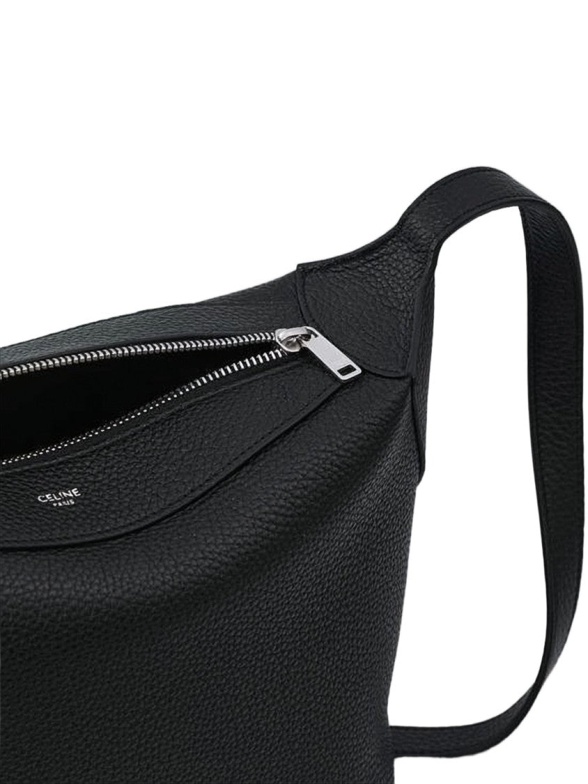 Celine Textured Calf Leather Shoulder Bag