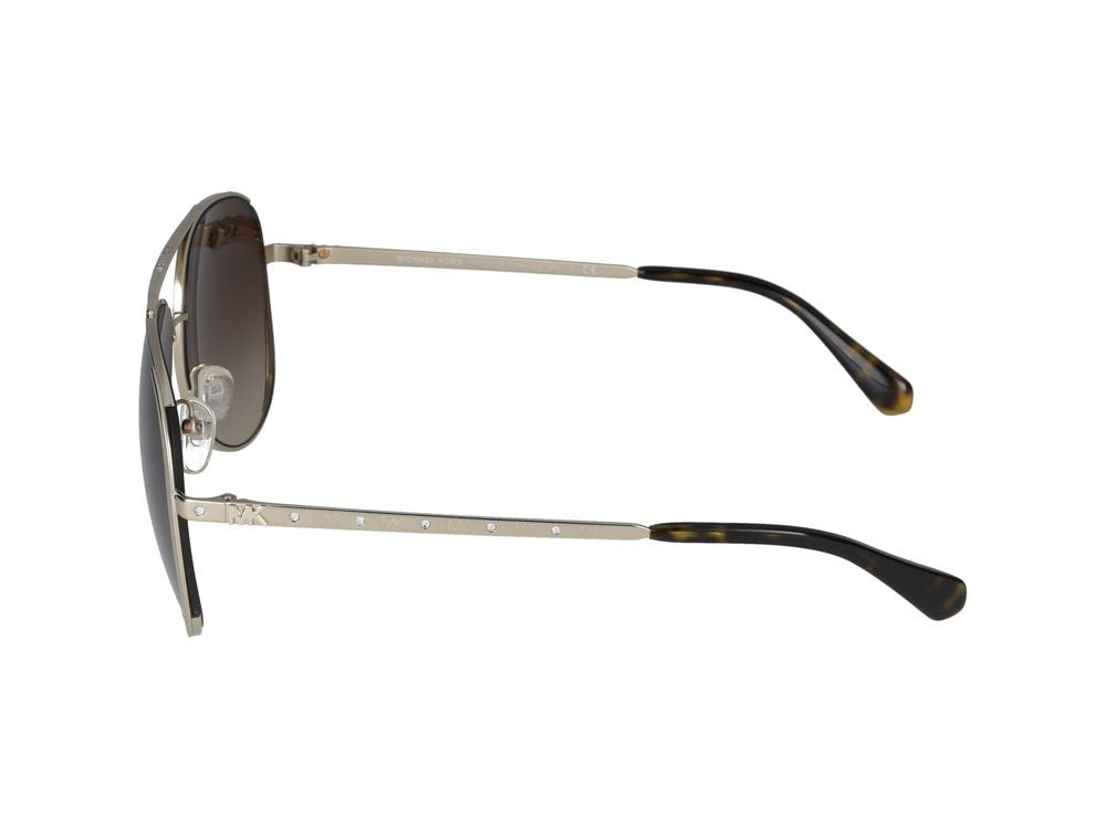 Michael Kors Silver 0Mk1101b Metal Aviator Sunglasses