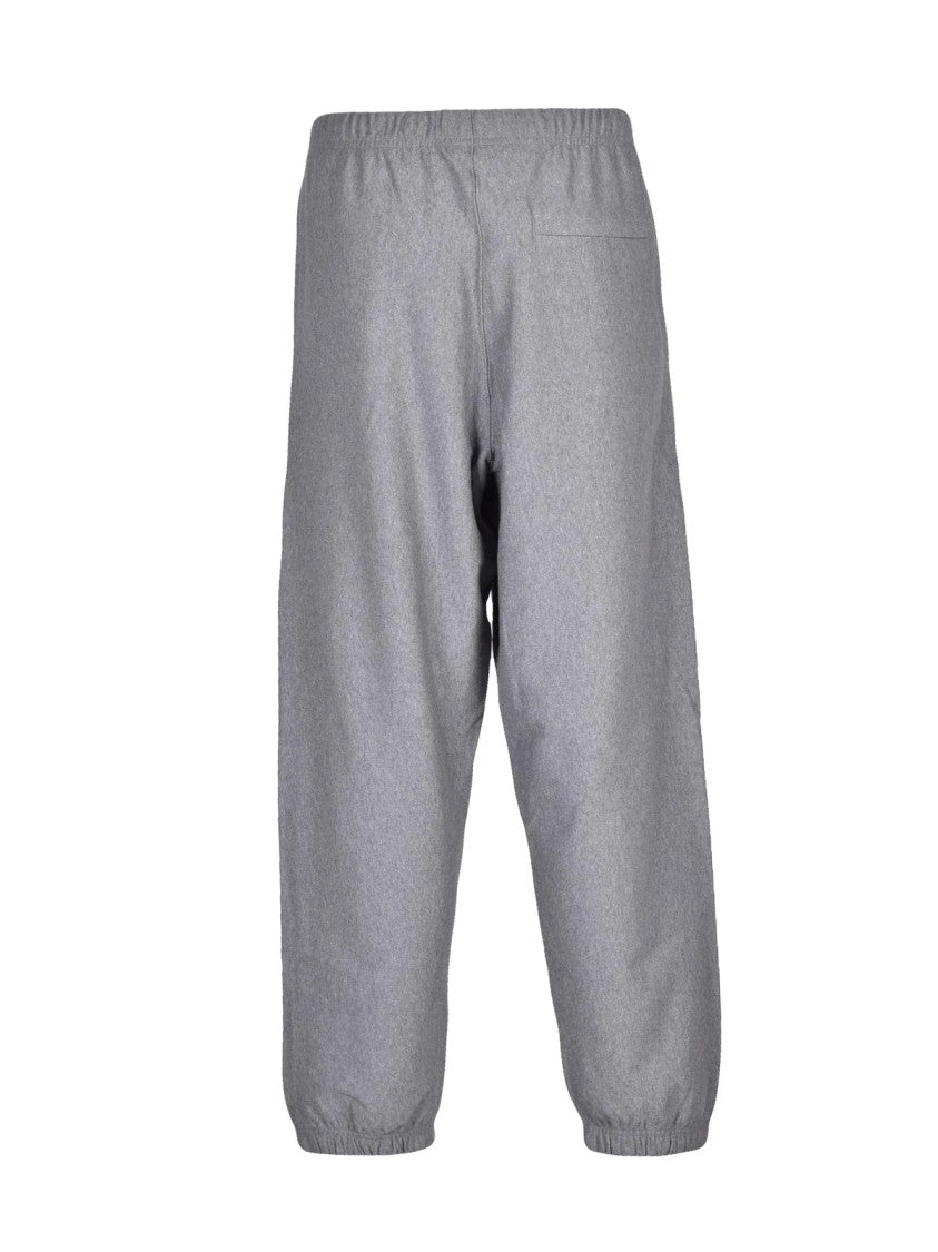 Calvin Klein Jeans Heathered Grey Relaxed Fit Sweatpants With Elastic Waistband