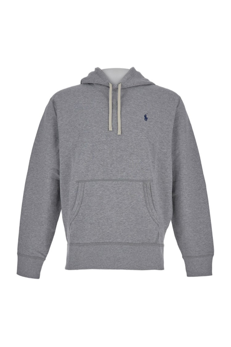 Polo Ralph Lauren Embroidered Polo Logo Hoodie With Front Kangaroo Pocket