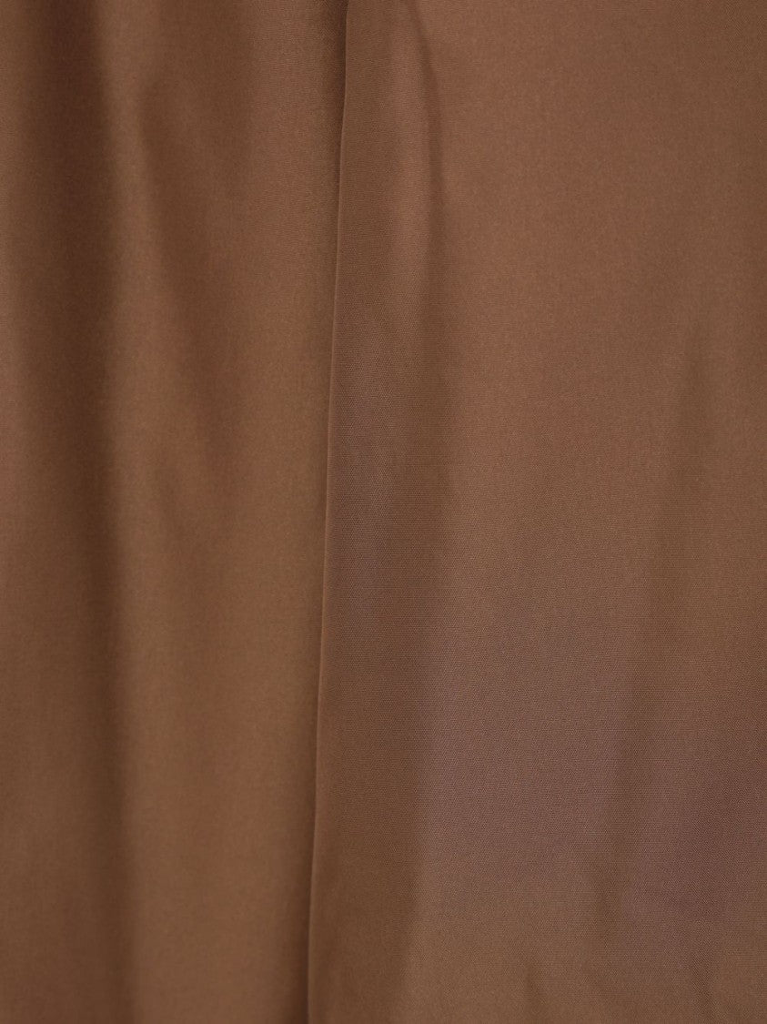 Aspesi Button-Up Brown Shirt With Classic Collar