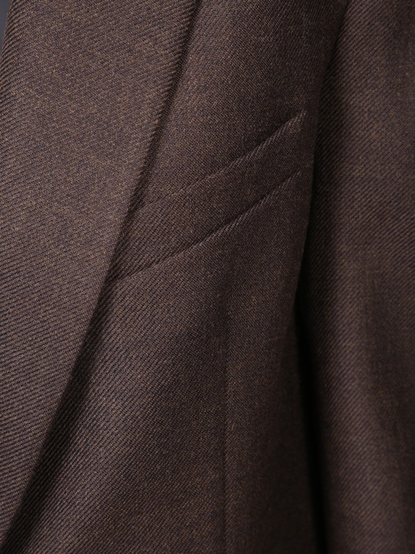 Blanca Vita Brown Single-Breasted Jackets