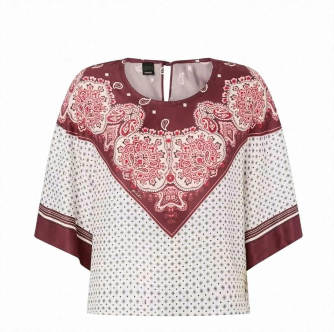 Pinko Betsy Viscose Twill Printed Blouse