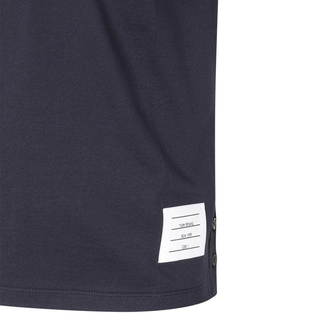 Thom Browne Navy Cotton T-Shirt