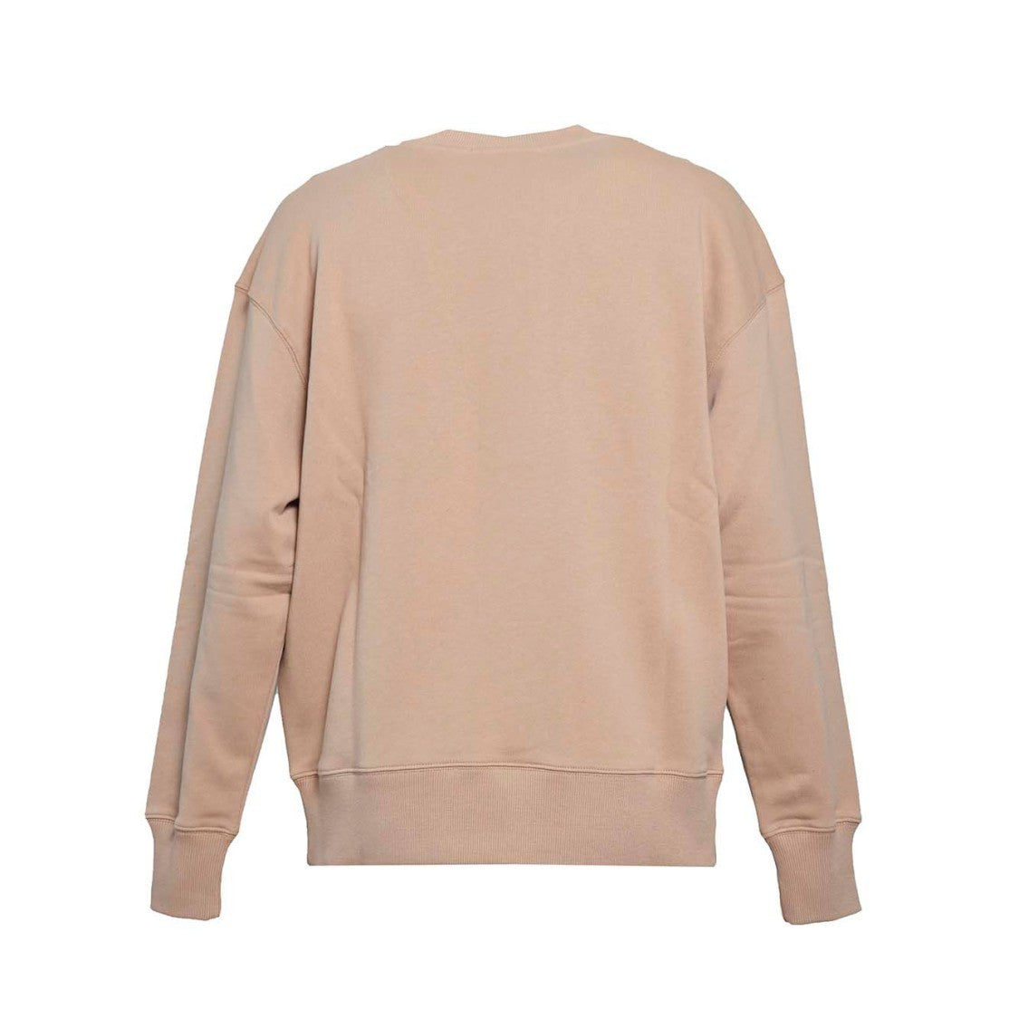 Msgm Beige Cotton Crewneck Sweatshirt