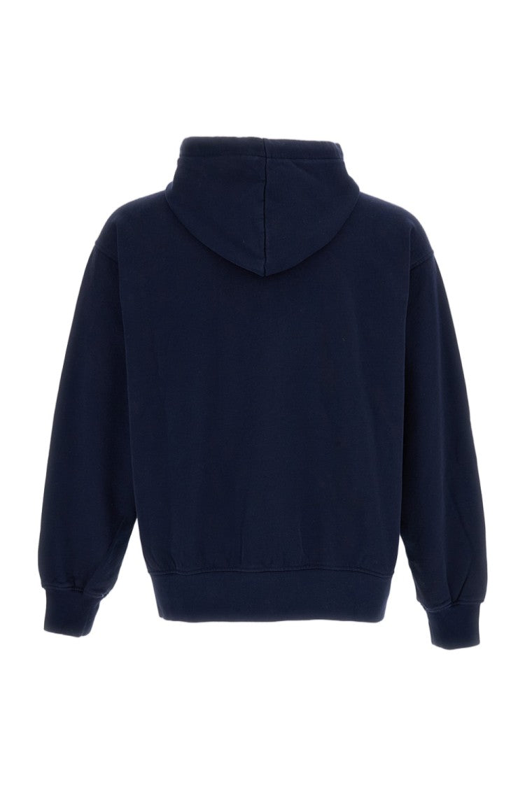 Drôle De Monsieur Full-Zip Sweatshirt With Signature Slogan And Relaxed Fit