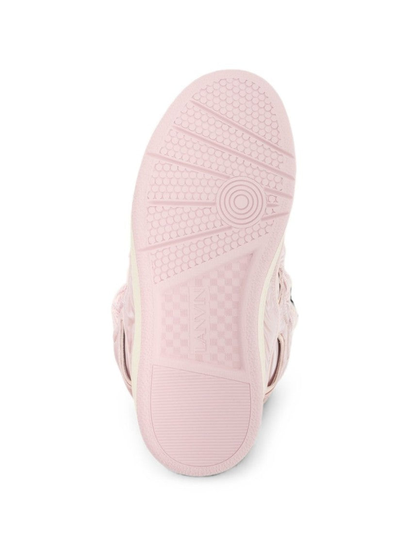 Lanvin Pink Oversized Lace Contemporary Sneakers