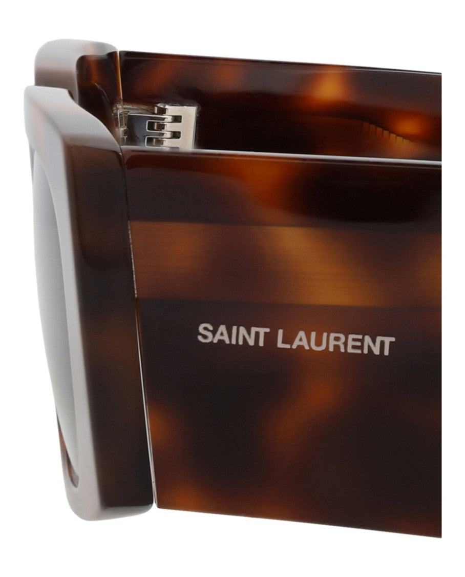 Saint Laurent Square-Frame Recycled Acetate Sunglasses