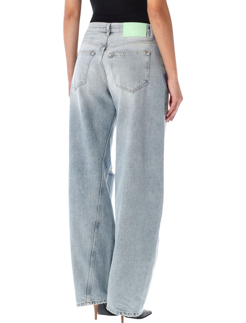 Haikure Clyde Double Broken Marfa Blue Relaxed Jeans