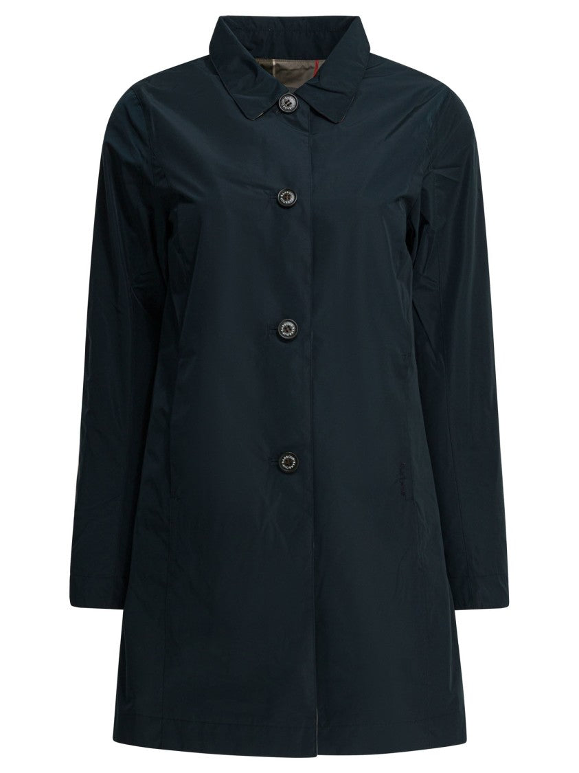 Barbour Blue Traditional Button-Up Jacket