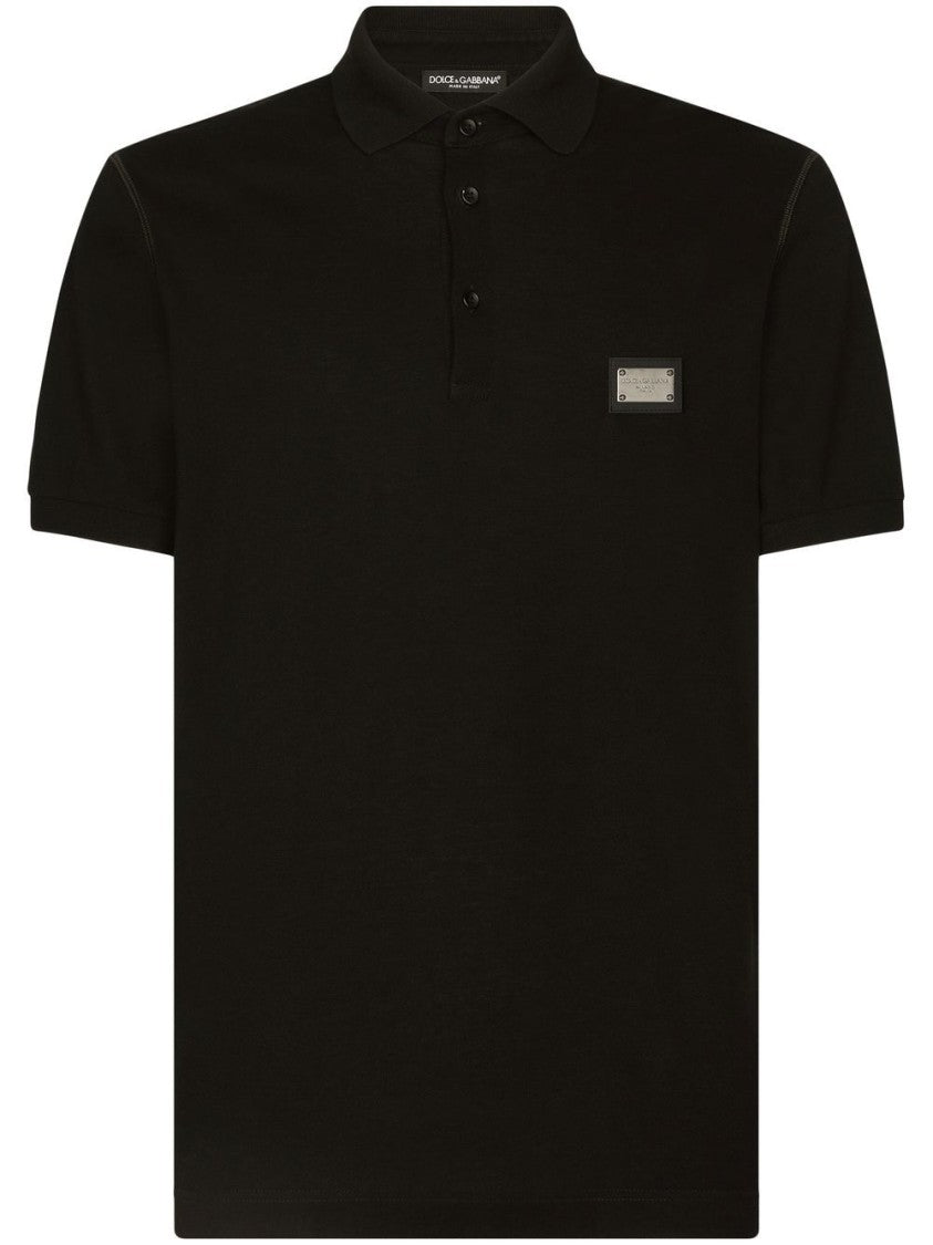 Dolce & Gabbana Piqué Weave Polo Shirt